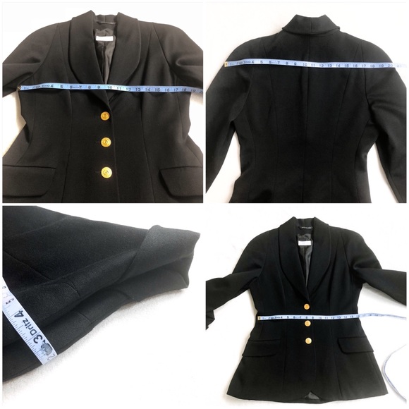 Flawless 1960s Bergdorf Goodman 100% Wool Blazer - Picture 5 of 8